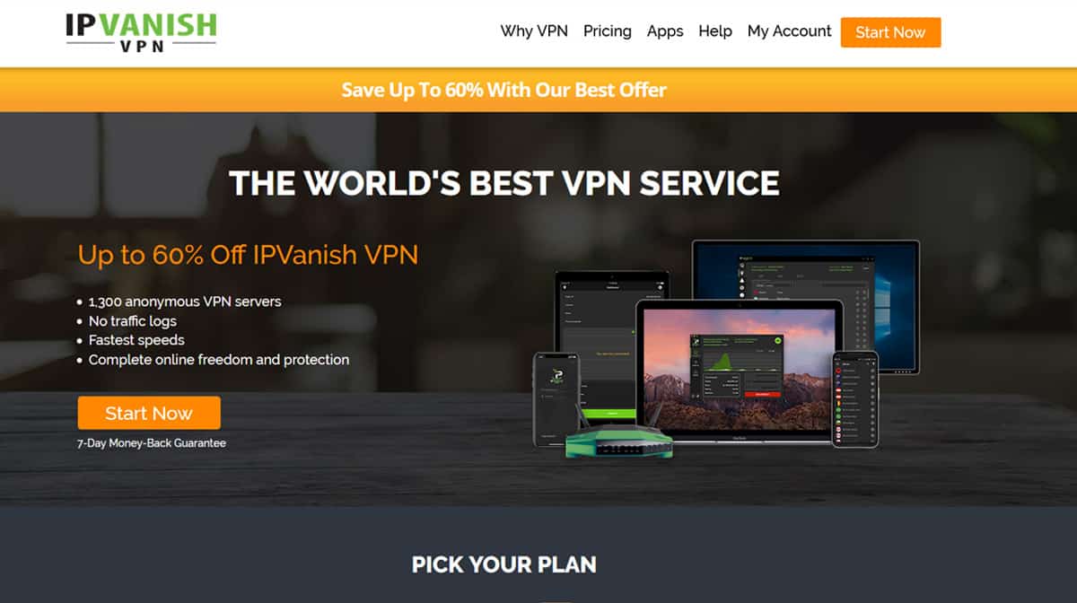 منبع VPN ایپوانیش: ipvanish.com